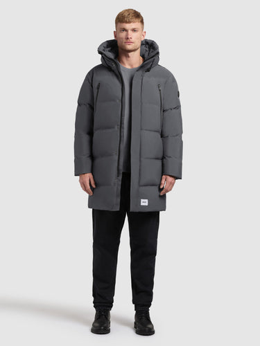 2248CO253 216STE-GRY | Coat MORSE2 STEEL GREY